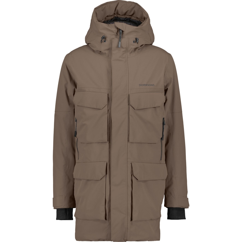 Didriksons Drew USX Parka 8 Mocha Brown 505778-F07 jassen online bestellen bij Kathmandu Outdoor & Travel