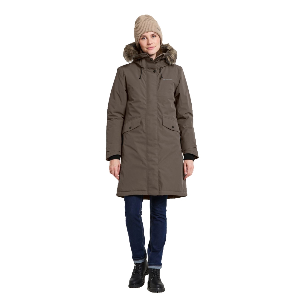 Didriksons Erika Parka 3 Women's Mocha Brown 504303-F07 jassen online bestellen bij Kathmandu Outdoor & Travel