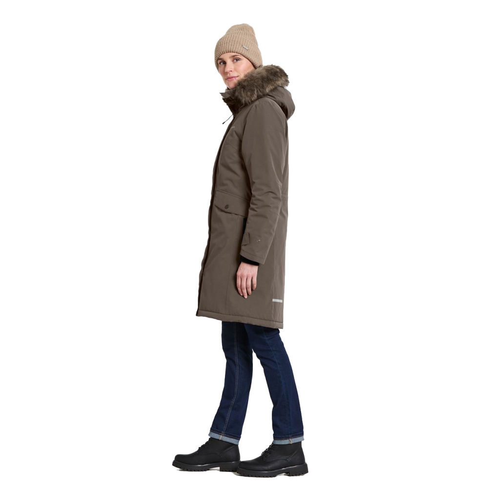 Didriksons Erika Parka 3 Women's Mocha Brown 504303-F07 jassen online bestellen bij Kathmandu Outdoor & Travel