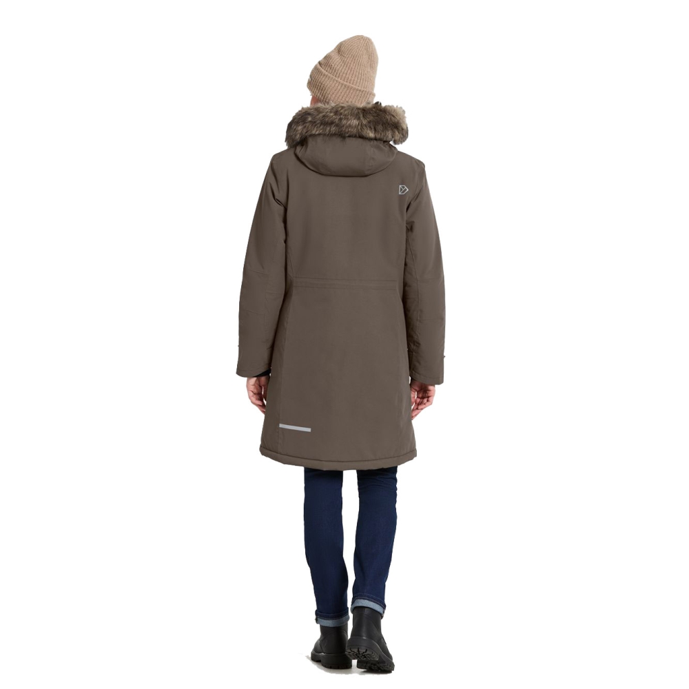 Didriksons Erika Parka 3 Women's Mocha Brown 504303-F07 jassen online bestellen bij Kathmandu Outdoor & Travel