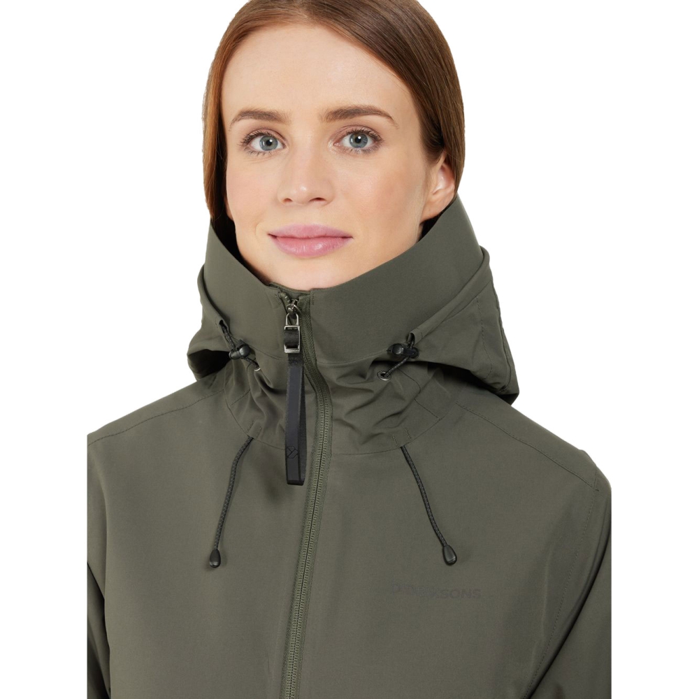 Didriksons Jennie Jkt 2 Women's Deep Green 505480-300 jassen online bestellen bij Kathmandu Outdoor & Travel