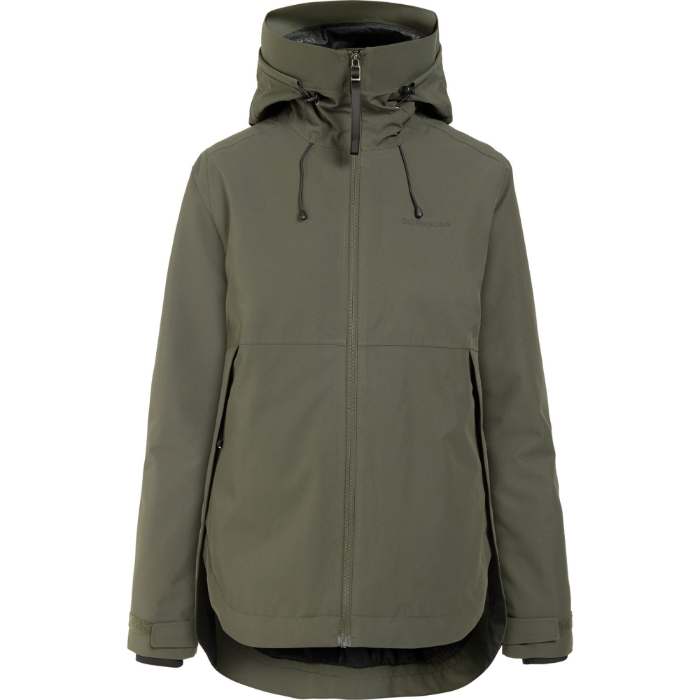 Didriksons Jennie Jkt 2 Women's Deep Green 505480-300 jassen online bestellen bij Kathmandu Outdoor & Travel