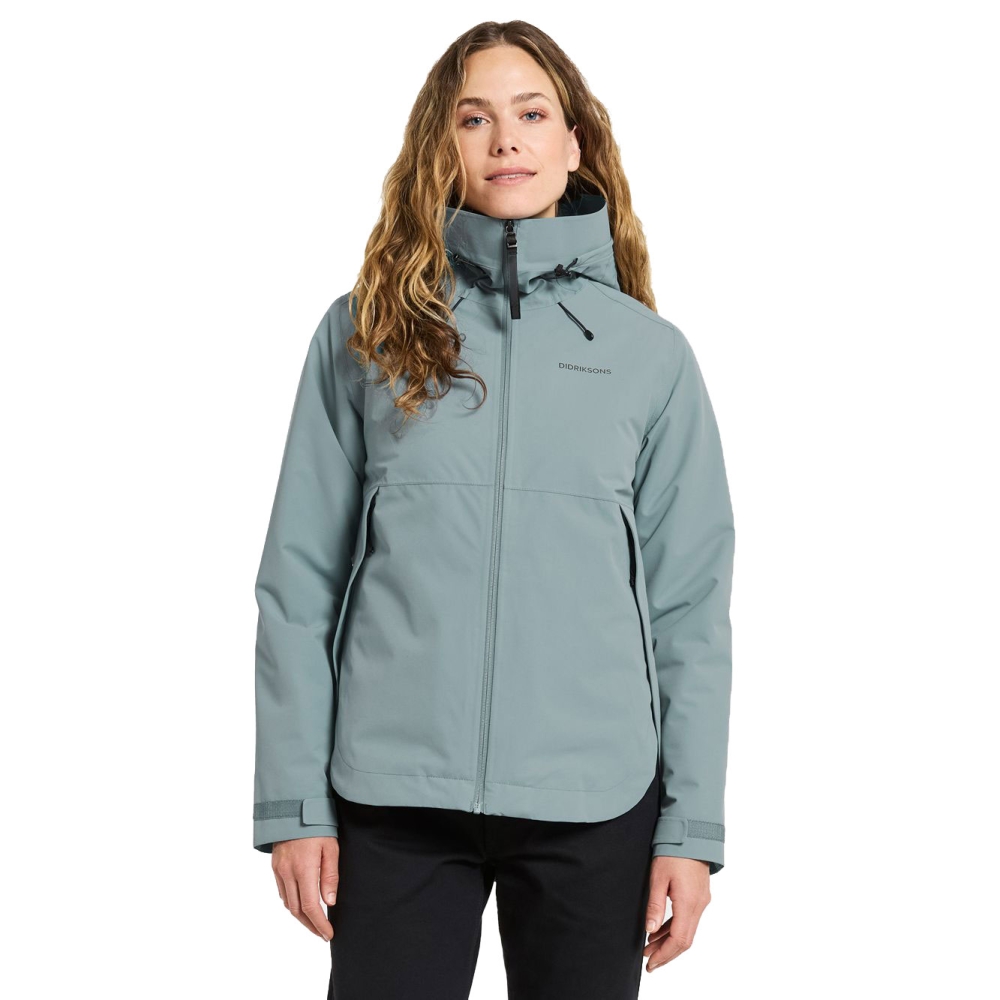 Didriksons Jennie Jkt 2 Women's Factory Blue 505480-G12 jassen online bestellen bij Kathmandu Outdoor & Travel