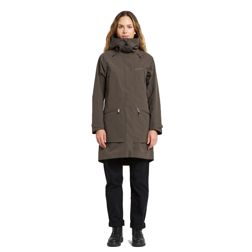 Didriksons Ilma Parka 8 Women's Mocha Brown 505776-F07 jassen online bestellen bij Kathmandu Outdoor & Travel
