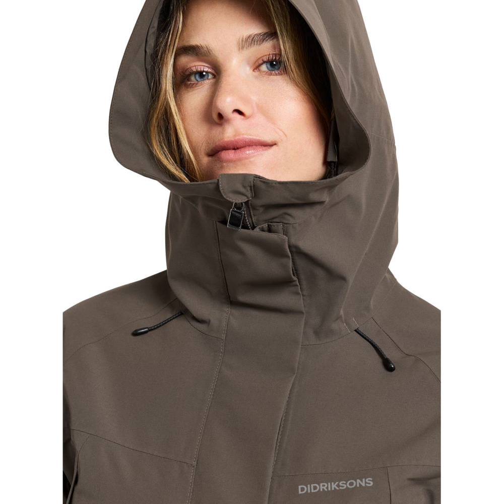 Didriksons Ilma Parka 8 Women's Mocha Brown 505776-F07 jassen online bestellen bij Kathmandu Outdoor & Travel