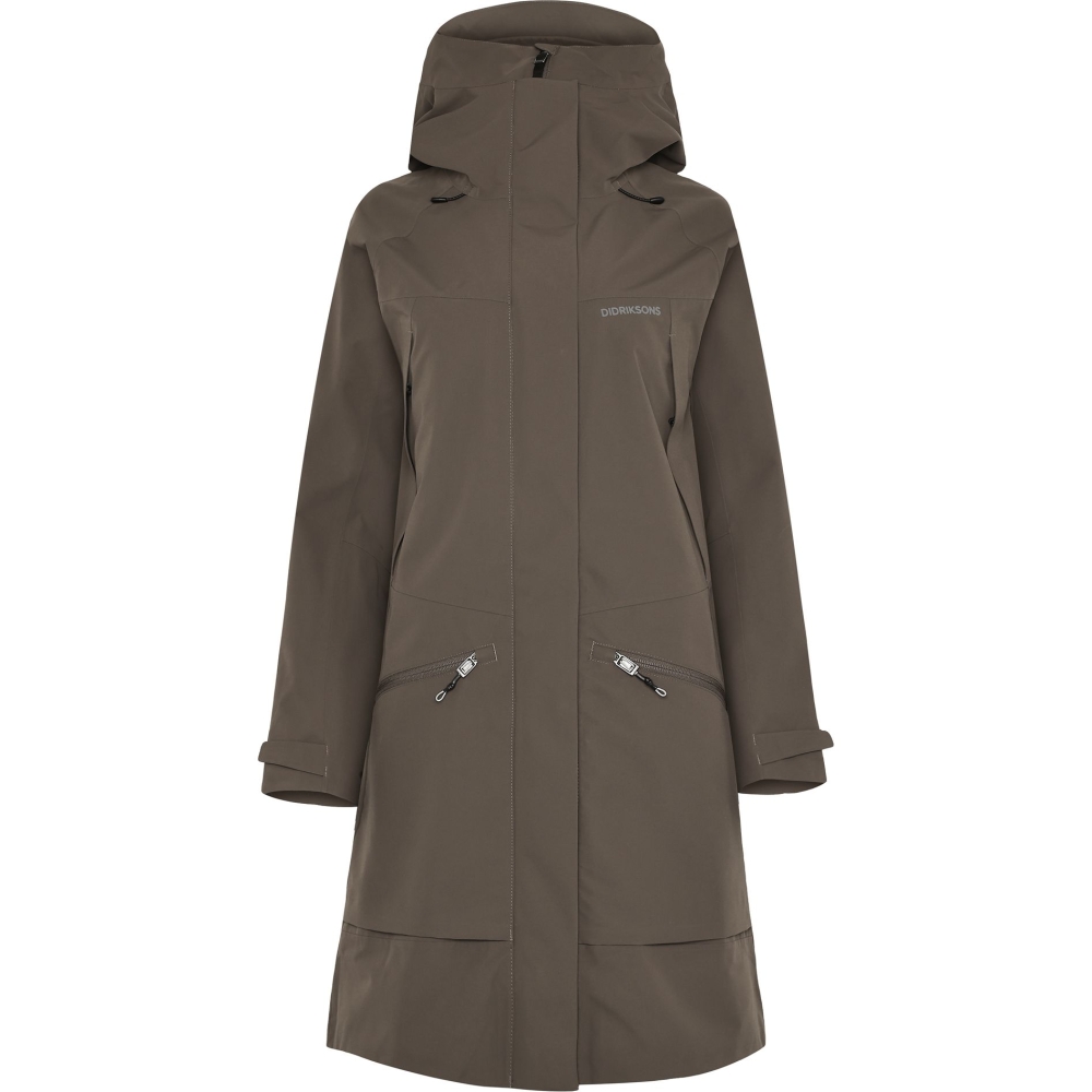 Didriksons Ilma Parka 8 Women's Mocha Brown 505776-F07 jassen online bestellen bij Kathmandu Outdoor & Travel