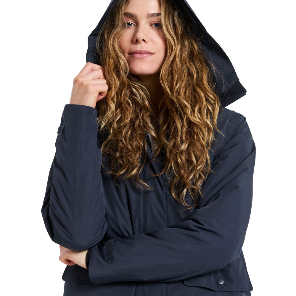 Didriksons Tuva Parka Women's Dark Night Blue 505820-999 jassen online bestellen bij Kathmandu Outdoor & Travel