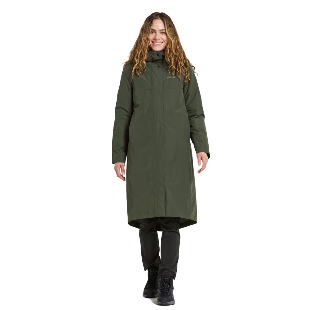 Didriksons Selina Parka Women's Deep Green 505828-300 jassen online bestellen bij Kathmandu Outdoor & Travel