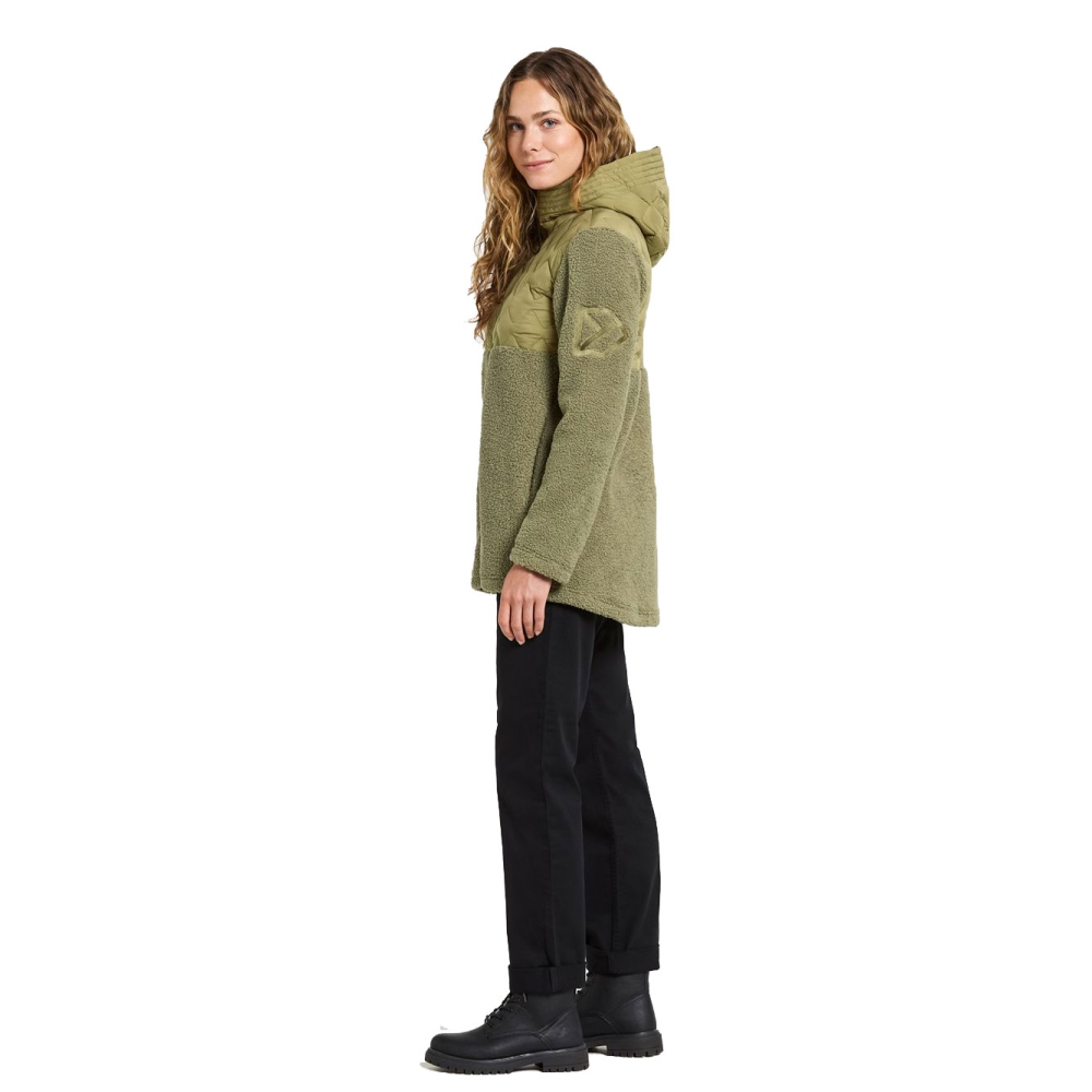 Didriksons Bibi Fullzip 2 Women's Olive Green 506007-H22 fleeces en truien online bestellen bij Kathmandu Outdoor & Travel