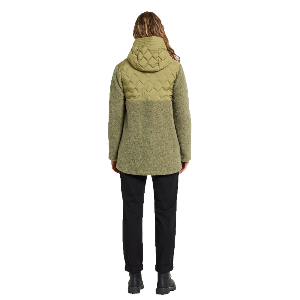 Didriksons Bibi Fullzip 2 Women's Olive Green 506007-H22 fleeces en truien online bestellen bij Kathmandu Outdoor & Travel