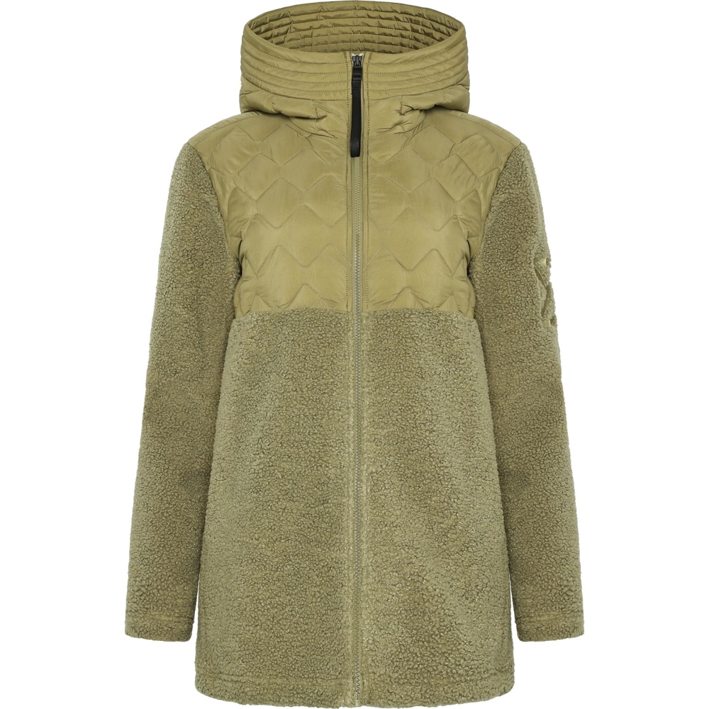 Didriksons Bibi Fullzip 2 Women's Olive Green 506007-H22 fleeces en truien online bestellen bij Kathmandu Outdoor & Travel