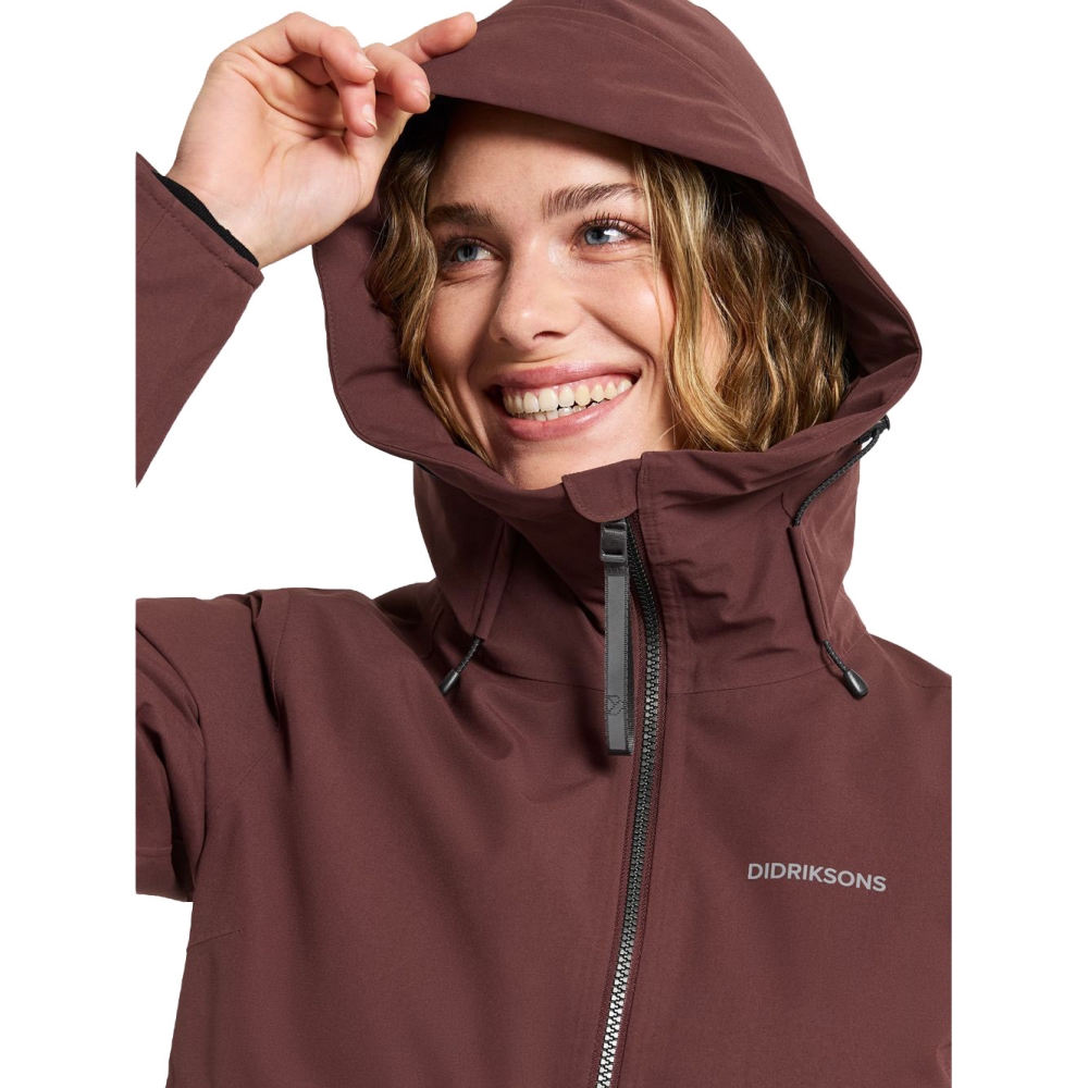 Didriksons Helle Parka 6 Women's Old rust 506175-147 jassen online bestellen bij Kathmandu Outdoor & Travel