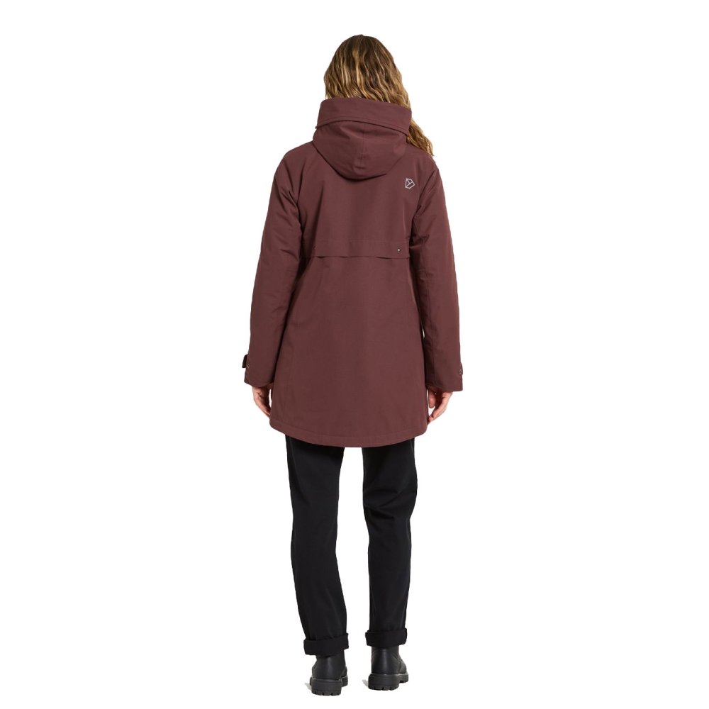 Didriksons Helle Parka 6 Women's Old rust 506175-147 jassen online bestellen bij Kathmandu Outdoor & Travel