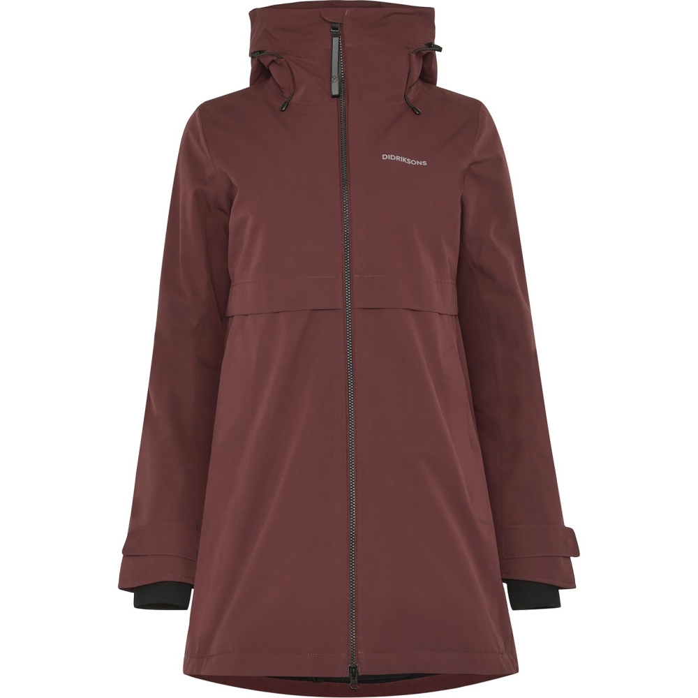 Didriksons Helle Parka 6 Women's Old rust 506175-147 jassen online bestellen bij Kathmandu Outdoor & Travel