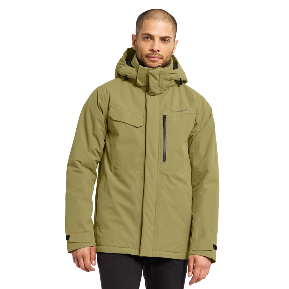 Didriksons Stefan USX Jkt Olive Green 505041-H22 jassen online bestellen bij Kathmandu Outdoor & Travel