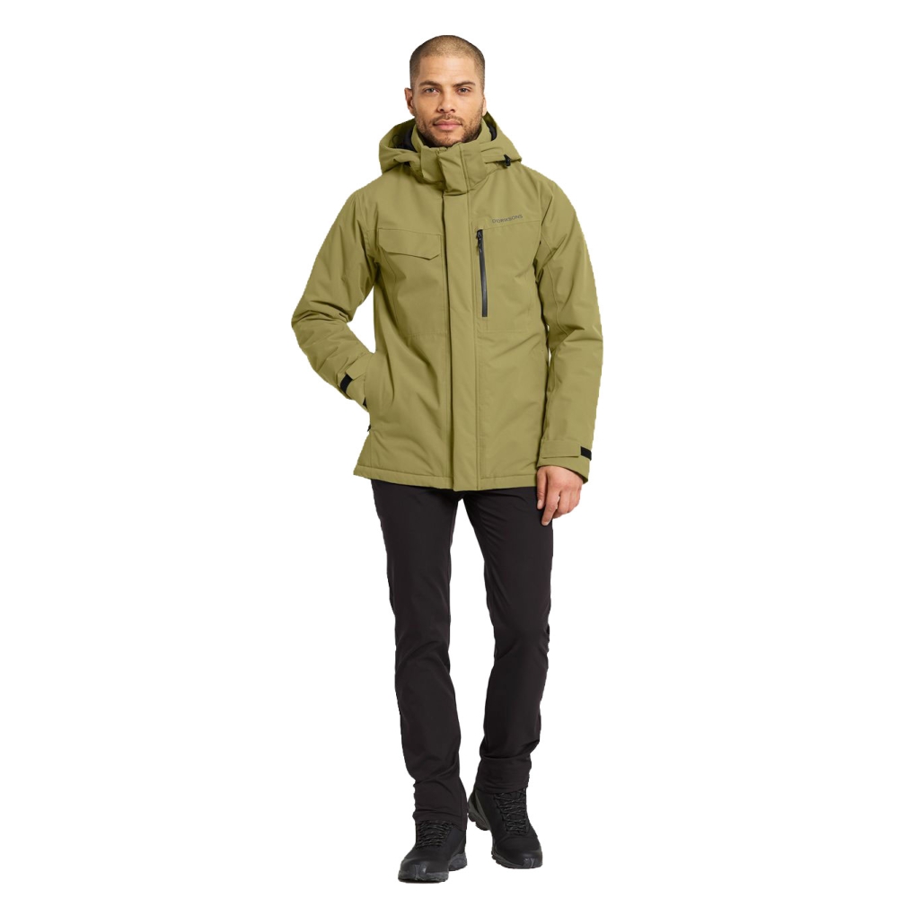 Didriksons Stefan USX Jkt Olive Green 505041-H22 jassen online bestellen bij Kathmandu Outdoor & Travel