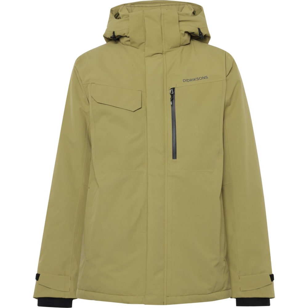Didriksons Stefan USX Jkt Olive Green 505041-H22 jassen online bestellen bij Kathmandu Outdoor & Travel