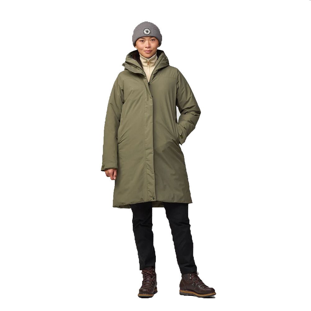 Fjällräven HC hydratic Padded Parka Women's Laurel Green F14500171-625 jassen online bestellen bij Kathmandu Outdoor & Travel