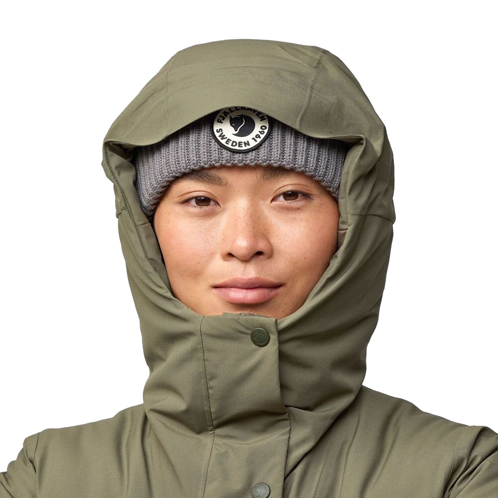 Fjällräven HC hydratic Padded Parka Women's Laurel Green F14500171-625 jassen online bestellen bij Kathmandu Outdoor & Travel