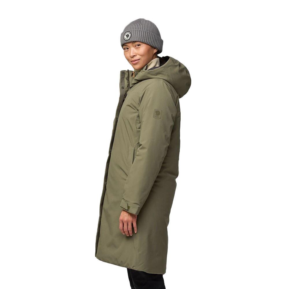 Fjällräven HC hydratic Padded Parka Women's Laurel Green F14500171-625 jassen online bestellen bij Kathmandu Outdoor & Travel