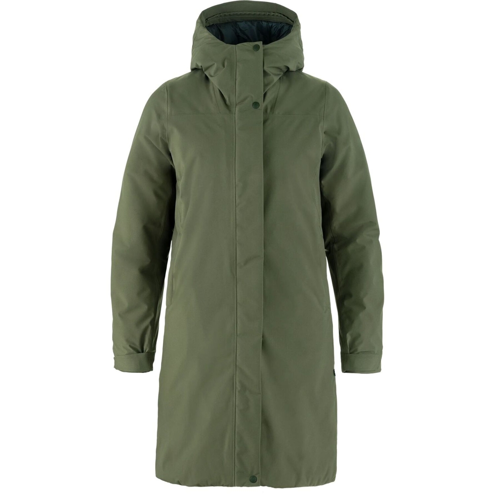 Fjällräven HC hydratic Padded Parka Women's Laurel Green F14500171-625 jassen online bestellen bij Kathmandu Outdoor & Travel
