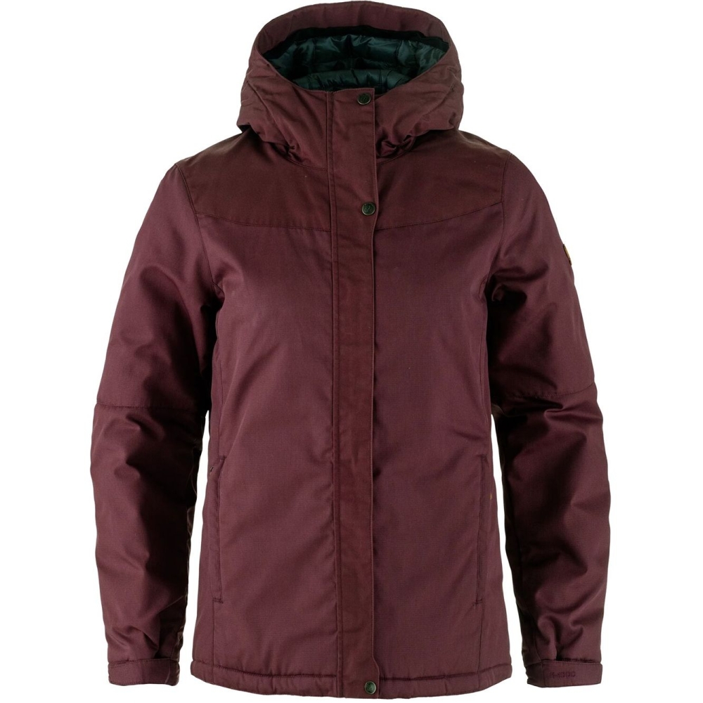 Fjällräven Stina Padded Jacket Women's Port F14500170-357 jassen online bestellen bij Kathmandu Outdoor & Travel
