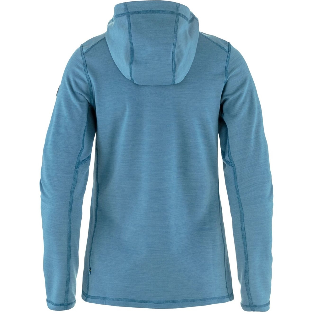 Fjällräven Keb Fleece Hoodie Women's Dawn Blue F86990-543 fleeces en truien online bestellen bij Kathmandu Outdoor & Travel