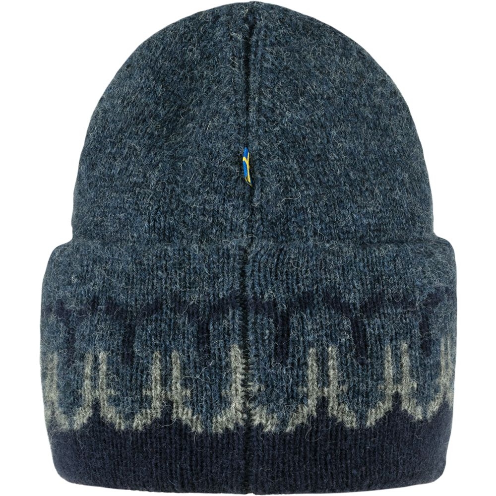 Fjällräven Övik Path Knit Beanie Dark Navy-Navy F87167-555-560 kleding accessoires online bestellen bij Kathmandu Outdoor & Travel