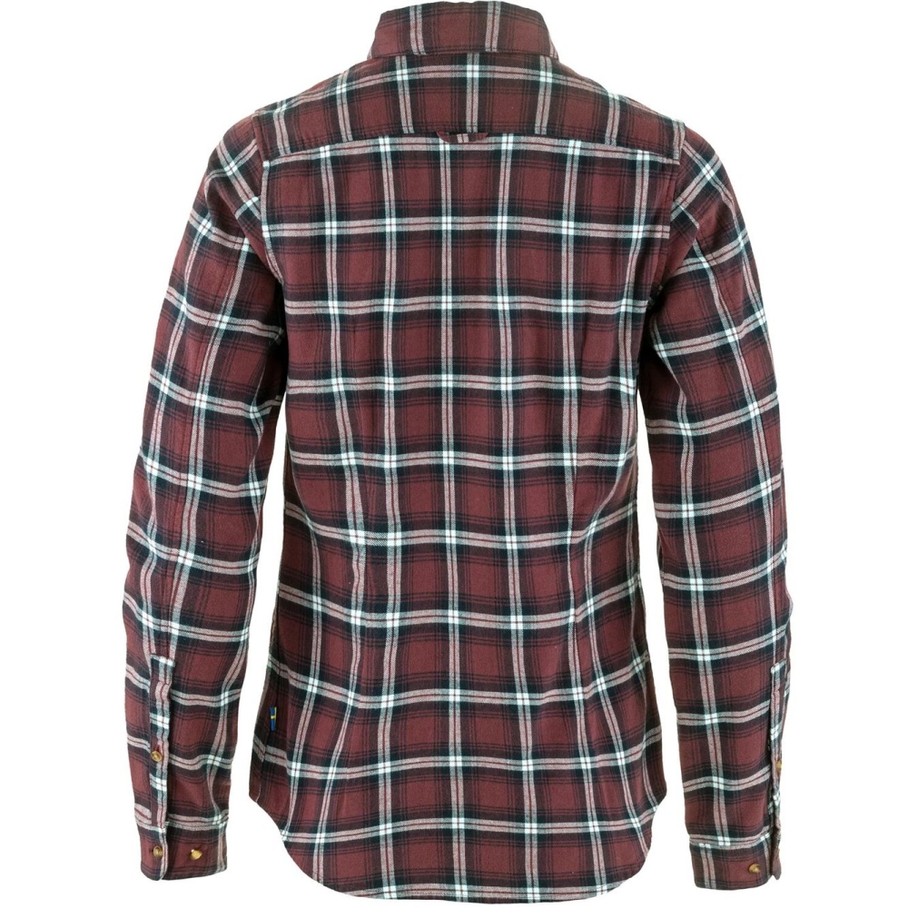Fjällräven Övik Flannel Shirt Women's Port-Breeze Blue F89833-357-514 shirts en tops online bestellen bij Kathmandu Outdoor & Travel