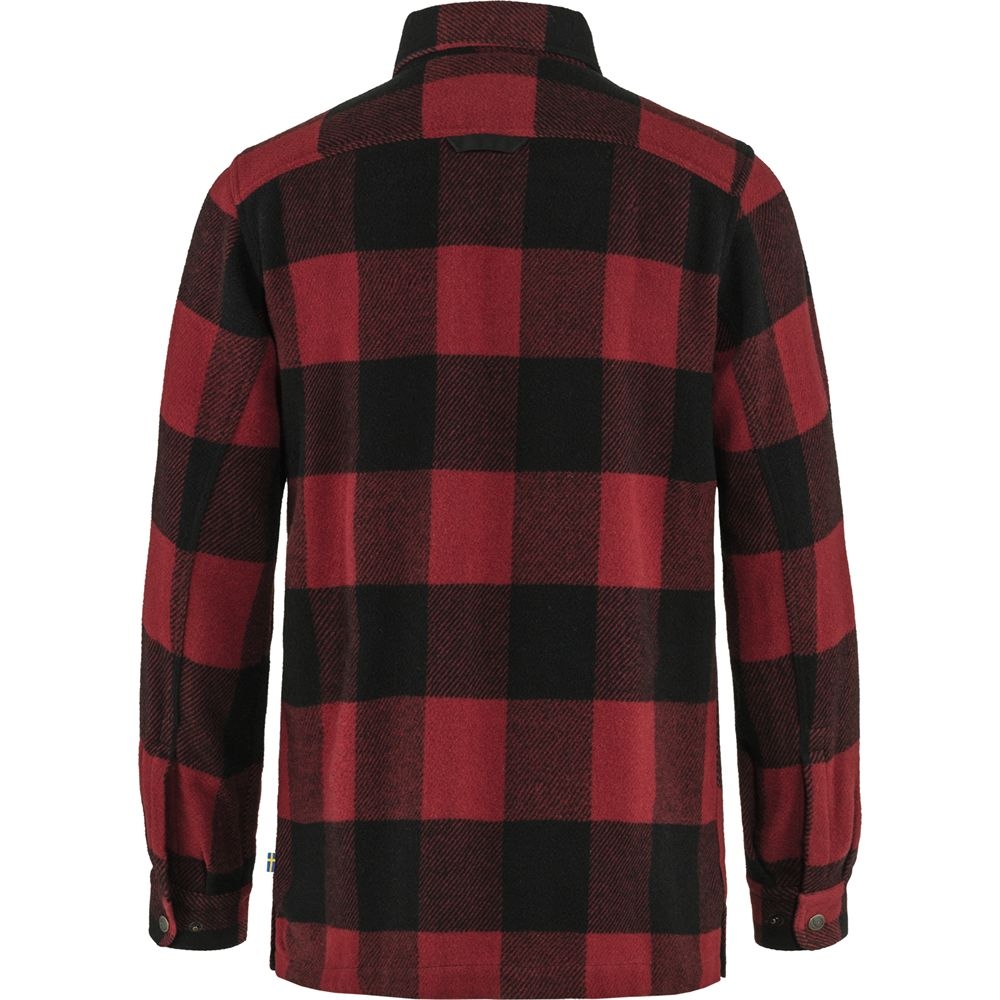 Fjällräven Canada Shirt Red F90631-320 shirts en tops online bestellen bij Kathmandu Outdoor & Travel