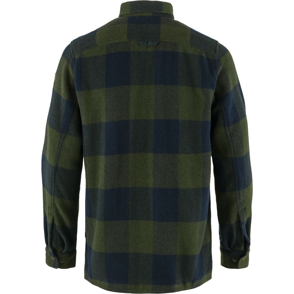 Fjällräven Canada Shirt Deep Forest-Dark Navy F90631-662-555 shirts en tops online bestellen bij Kathmandu Outdoor & Travel