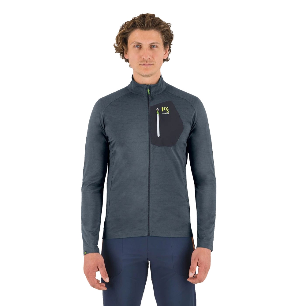 Karpos Pomedes Tech Full Zip Dark Slate 2531080-009 fleeces en truien online bestellen bij Kathmandu Outdoor & Travel