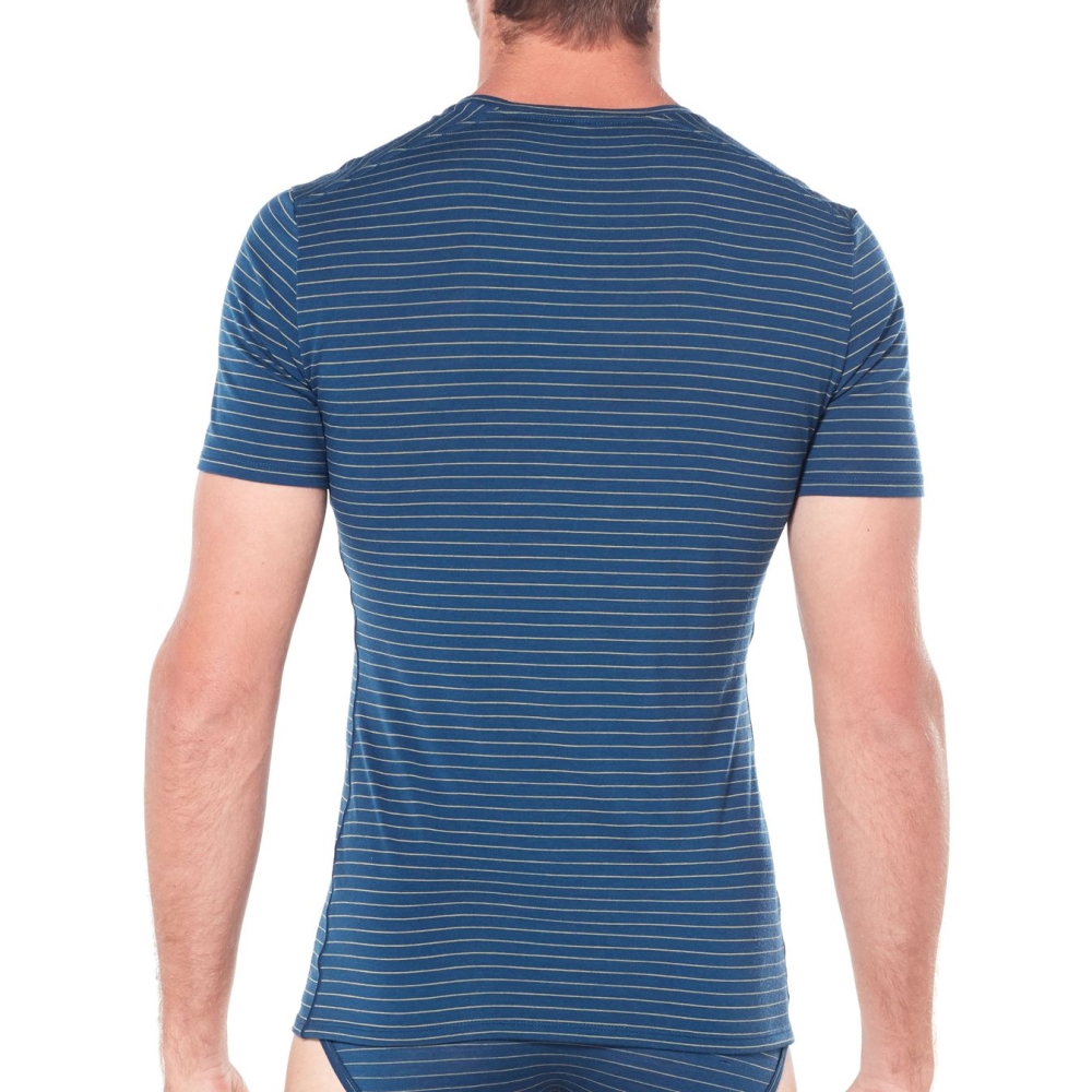 Icebreaker Anatomica SS Crewe Midnight Navy IB103033-4011 shirts en tops online bestellen bij Kathmandu Outdoor & Travel