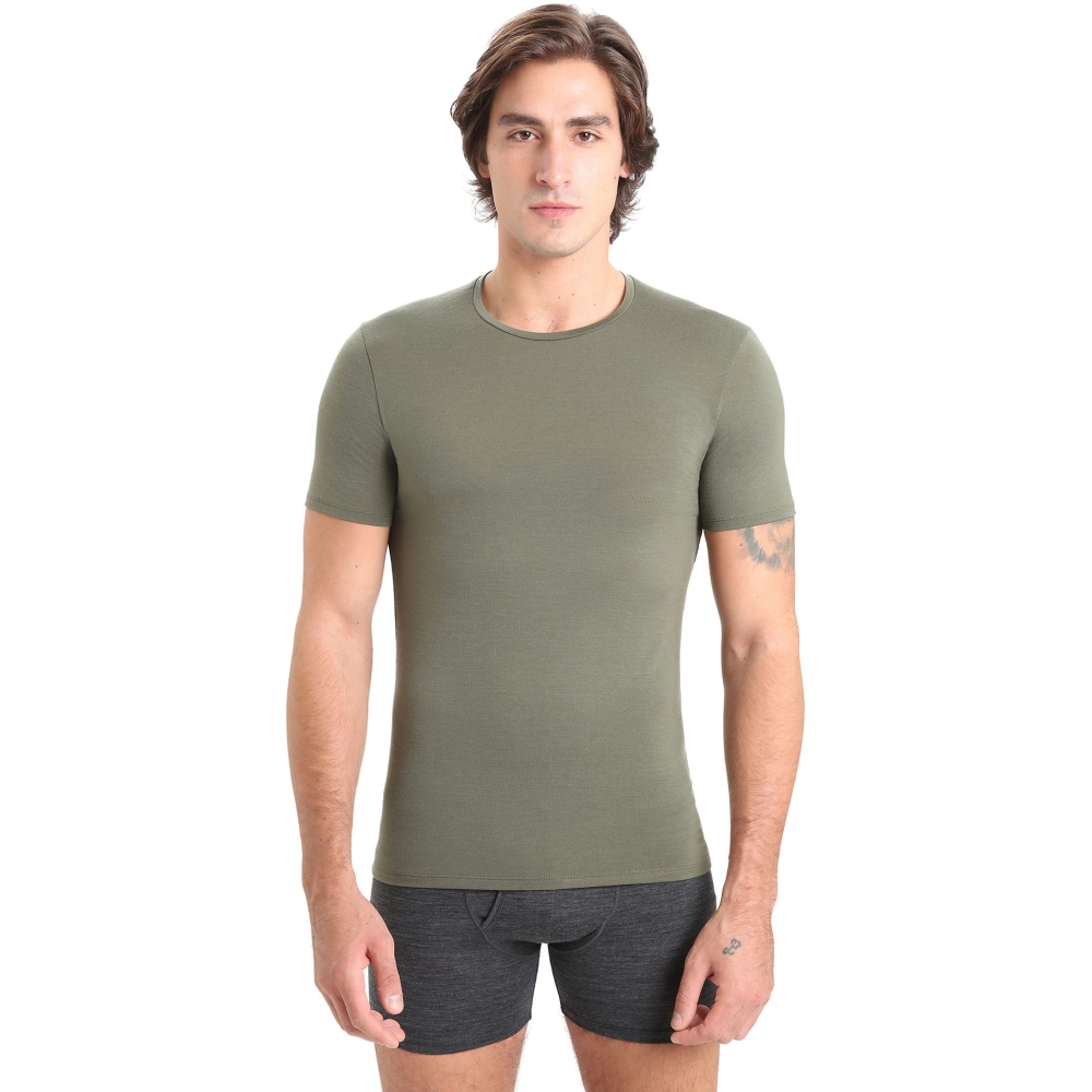 Icebreaker Anatomica SS Crewe Loden IB103033-0691 shirts en tops online bestellen bij Kathmandu Outdoor & Travel