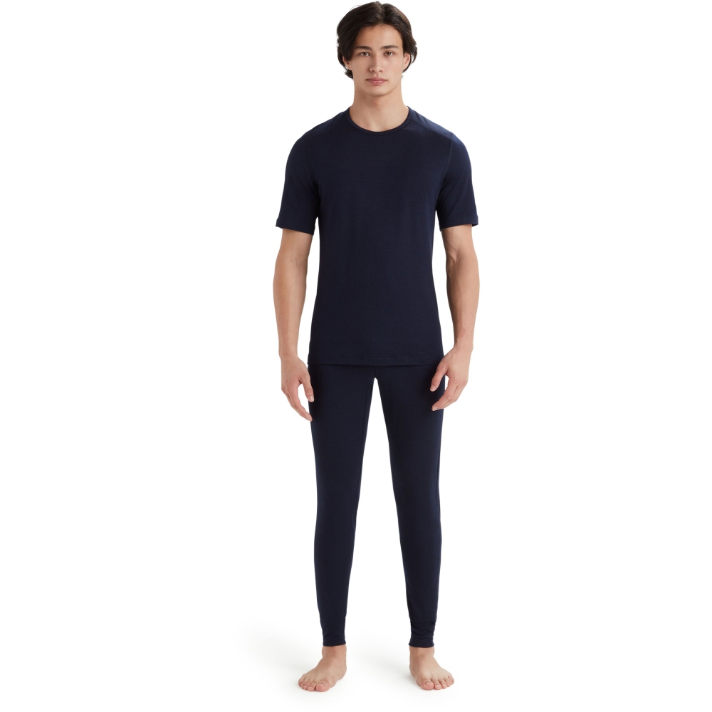 Icebreaker 200 Oasis SS Crewe Midnight Navy IB104509-4011 shirts en tops online bestellen bij Kathmandu Outdoor & Travel