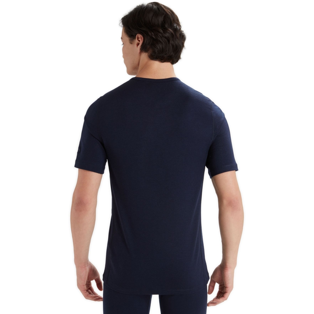 Icebreaker 200 Oasis SS Crewe Midnight Navy IB104509-4011 shirts en tops online bestellen bij Kathmandu Outdoor & Travel