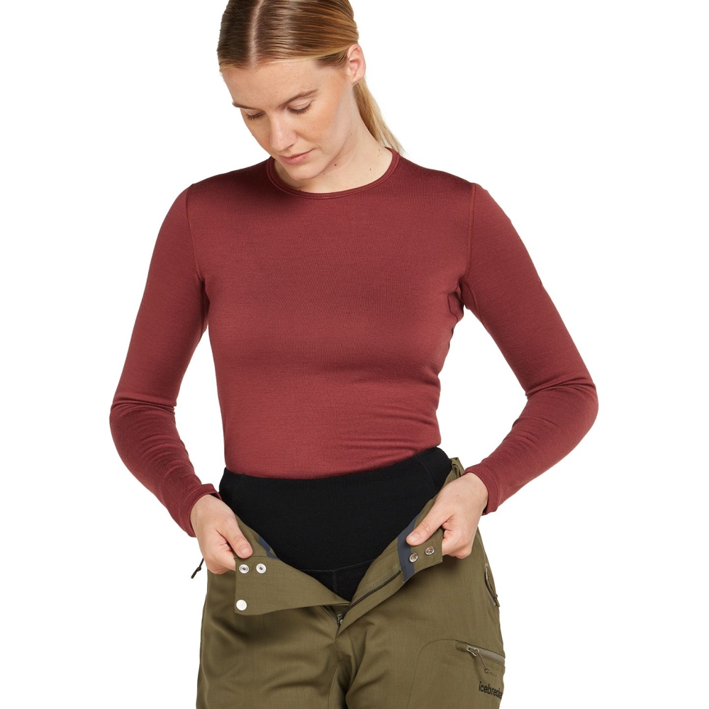 Icebreaker Mer 260 Tech High Rise Leggings Women's Black IB0A5726-0011 onderkleding/thermokleding online bestellen bij Kathmandu Outdoor & Travel
