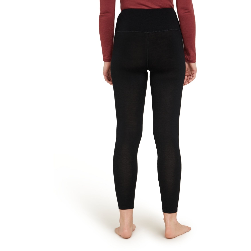 Icebreaker Mer 260 Tech High Rise Leggings Women's Black IB0A5726-0011 onderkleding/thermokleding online bestellen bij Kathmandu Outdoor & Travel
