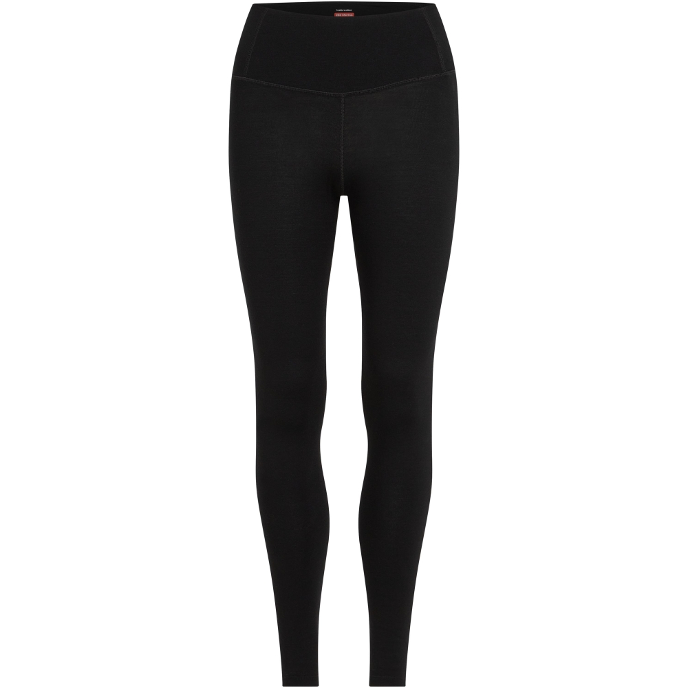Icebreaker Mer 260 Tech High Rise Leggings Women's Black IB0A5726-0011 onderkleding/thermokleding online bestellen bij Kathmandu Outdoor & Travel