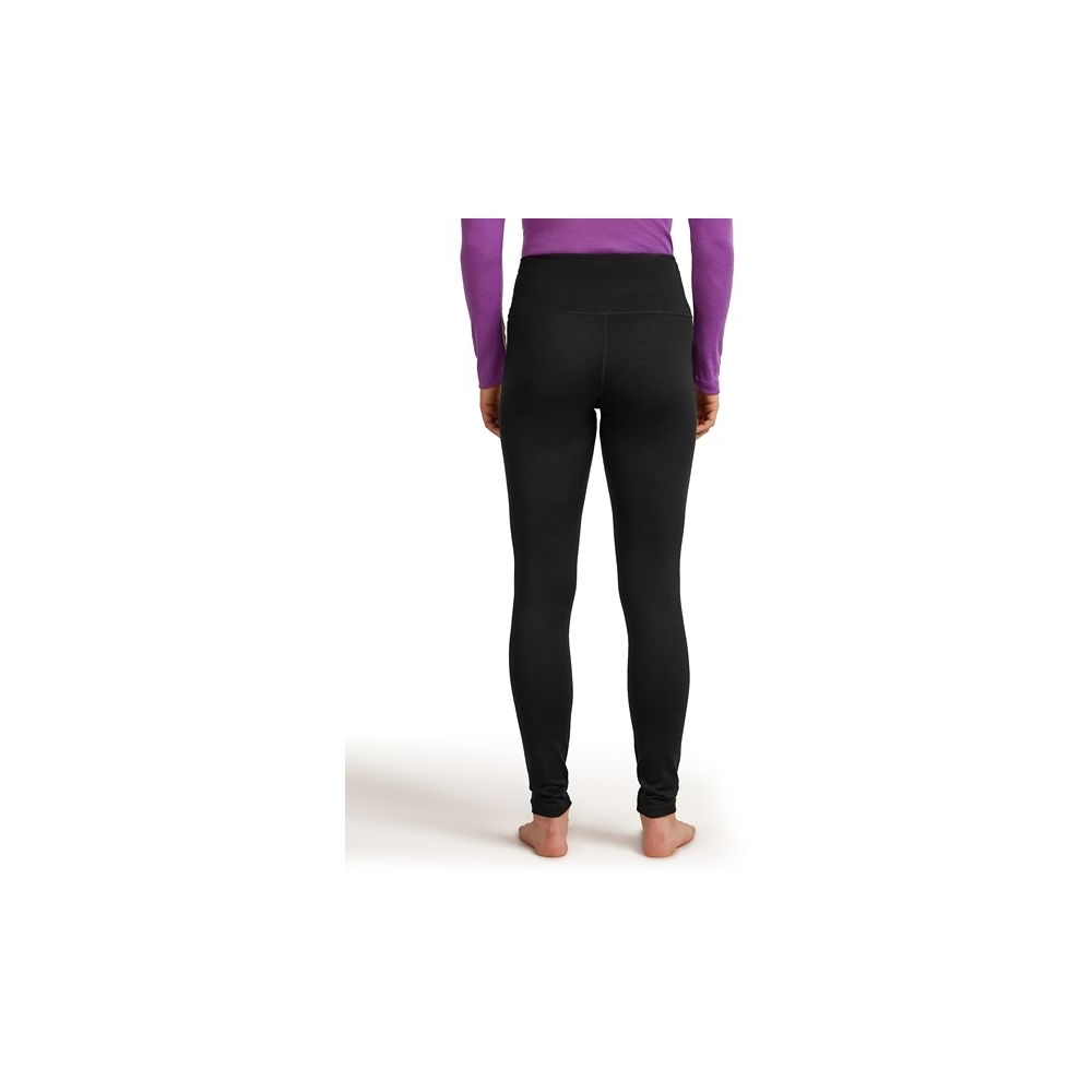 Icebreaker Mer 200 Oasis High Rise Leggings Women's Black IB0A57BB-0011 onderkleding/thermokleding online bestellen bij Kathmandu Outdoor & Travel