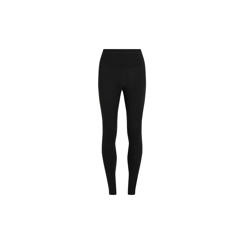 Icebreaker Mer 200 Oasis High Rise Leggings Women's Black IB0A57BB-0011 onderkleding/thermokleding online bestellen bij Kathmandu Outdoor & Travel