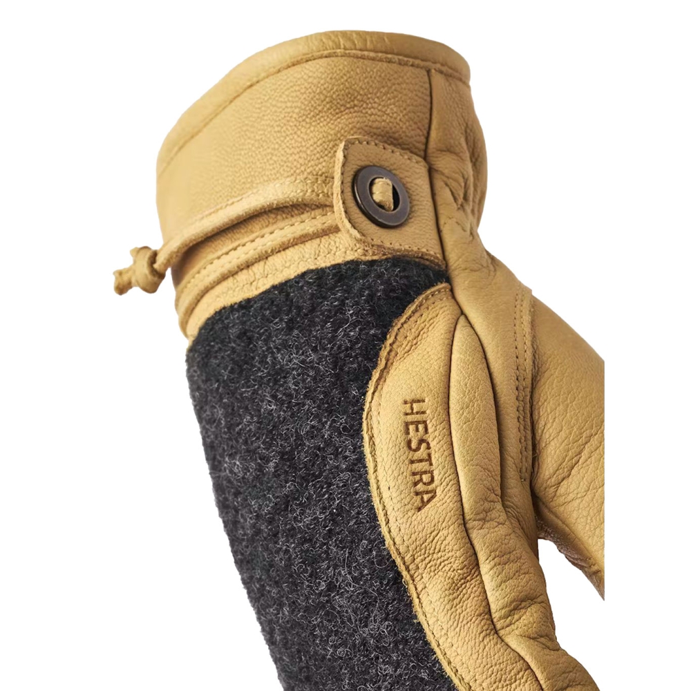 Hestra Daniel Charcoal/Tan 2003580-390701 kleding accessoires online bestellen bij Kathmandu Outdoor & Travel