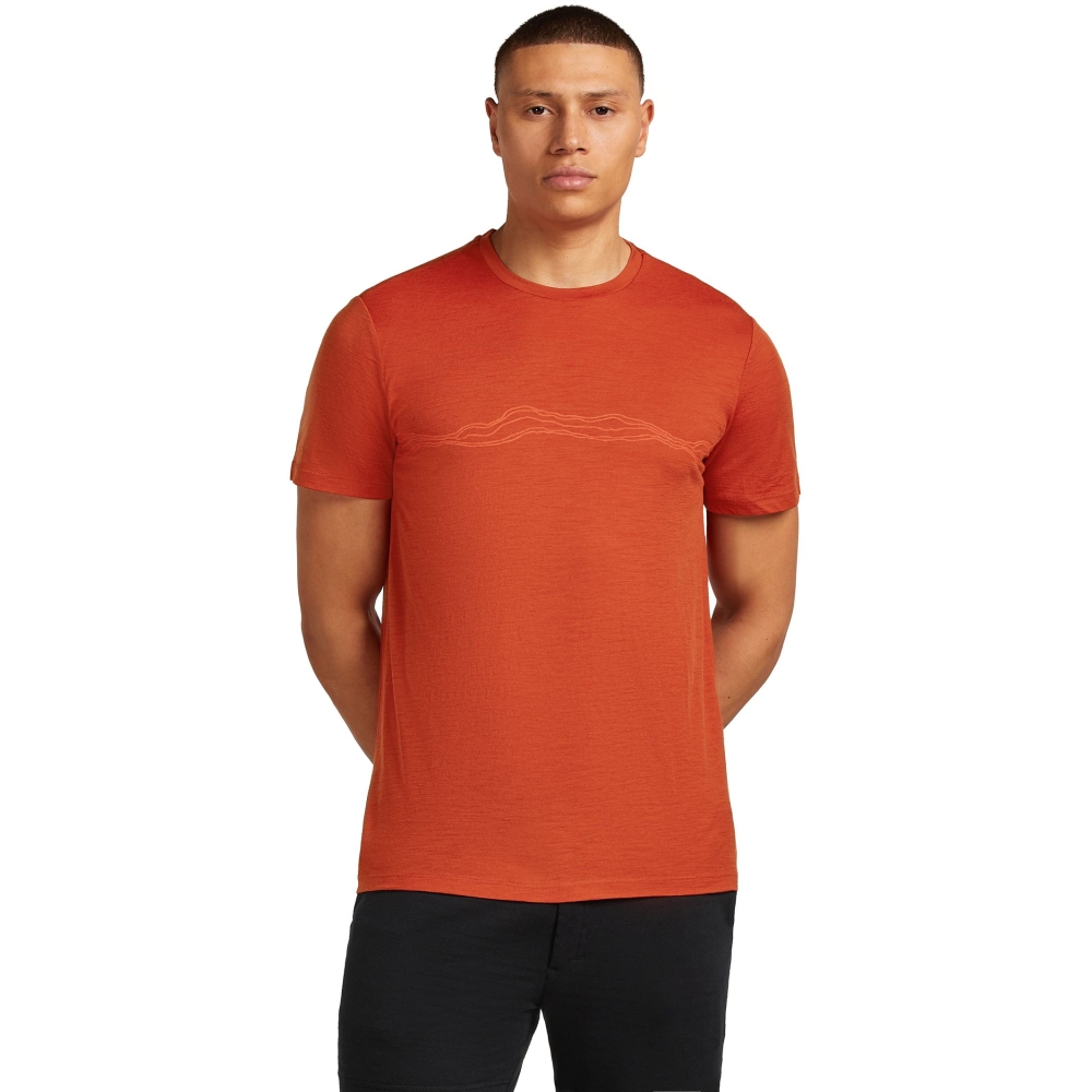 Icebreaker Mer 150 TechLite SS Tee Mounta Pulse Agate IB0A57BY-0GS1 shirts en tops online bestellen bij Kathmandu Outdoor & Travel