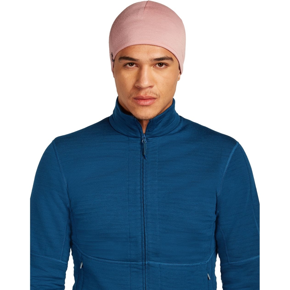 Icebreaker 200 Oasis Revers Beanie Summit/Blush IBIBM200-0H61 kleding accessoires online bestellen bij Kathmandu Outdoor & Travel