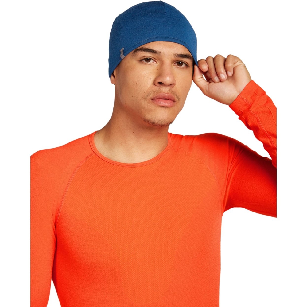 Icebreaker 200 Oasis Revers Beanie Java/Atlantis IBIBM200-0H31 kleding accessoires online bestellen bij Kathmandu Outdoor & Travel