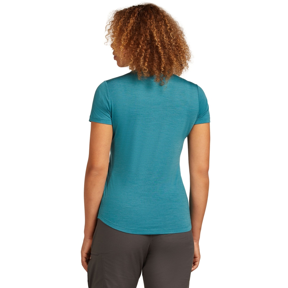 Icebreaker Mer 125 Cool-Lite Sphere III SS Tee Women's Topaz IB0A56ZO-0GQ1 shirts en tops online bestellen bij Kathmandu Outdoor & Travel