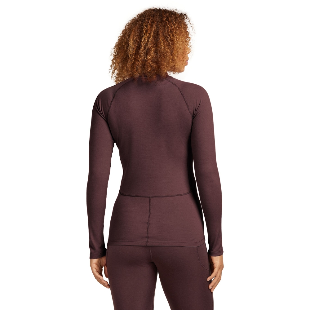 Icebreaker 300 MerinoFinePolar LS Half Zip Women's Java IBBA56SL-0GW1 fleeces en truien online bestellen bij Kathmandu Outdoor & Travel