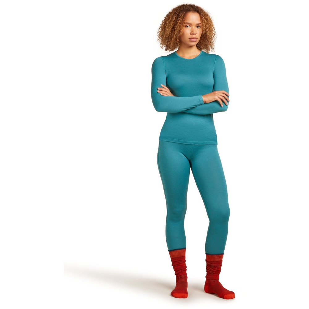 Icebreaker 200 Oasis LS Crewe Women's Topaz IB104375-0GQ1 shirts en tops online bestellen bij Kathmandu Outdoor & Travel