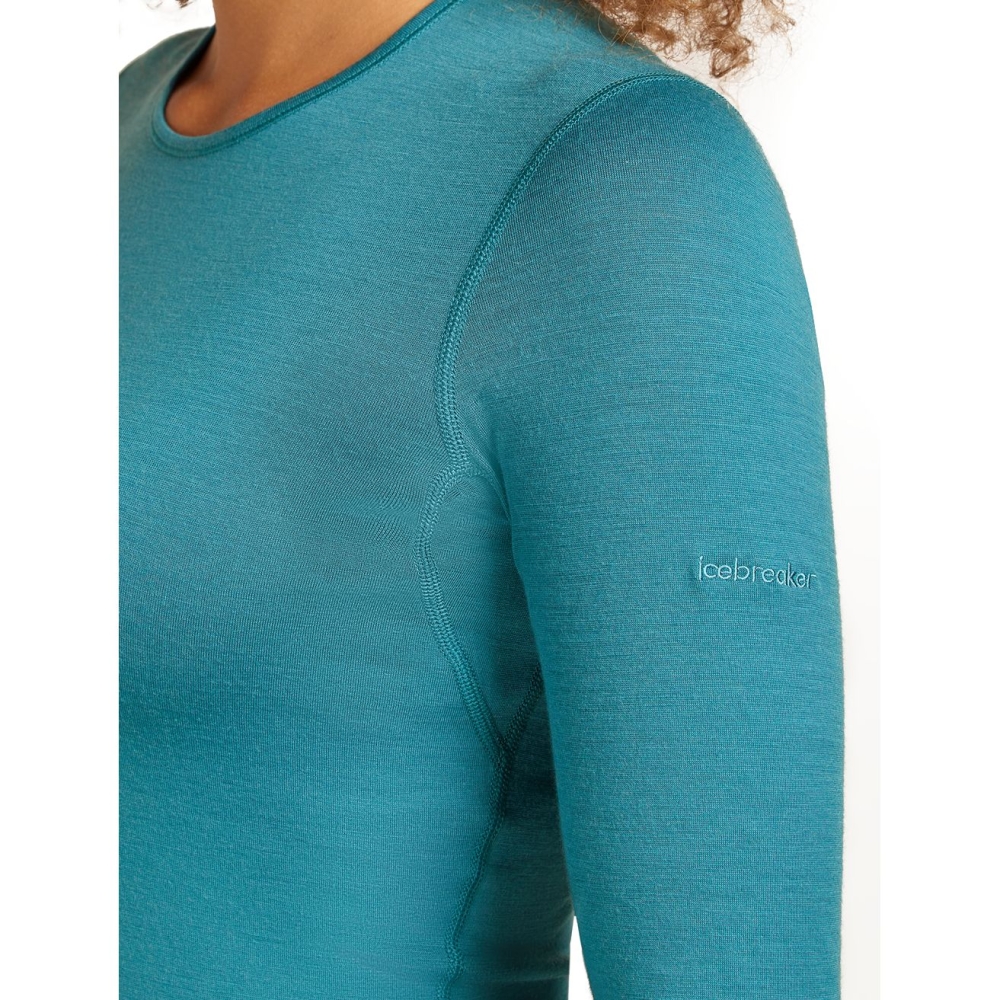 Icebreaker 200 Oasis LS Crewe Women's Topaz IB104375-0GQ1 shirts en tops online bestellen bij Kathmandu Outdoor & Travel