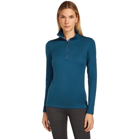 Icebreaker  260 Tech LS Half Zip Women's Atlantis 